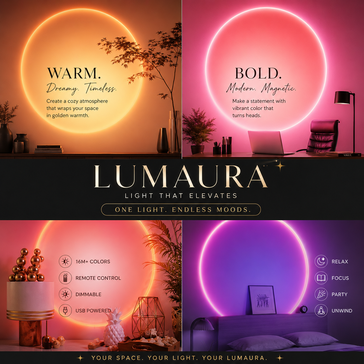 Lumaura Sunset Lamp